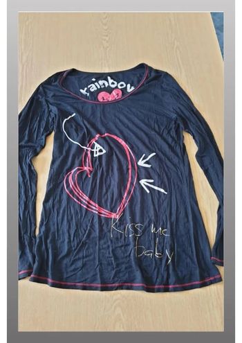 Tshirt femme Desigual manches longues M sans étiquette noir