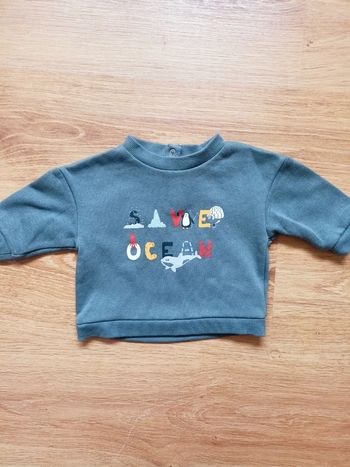 Sweat océan chaud 6 mois