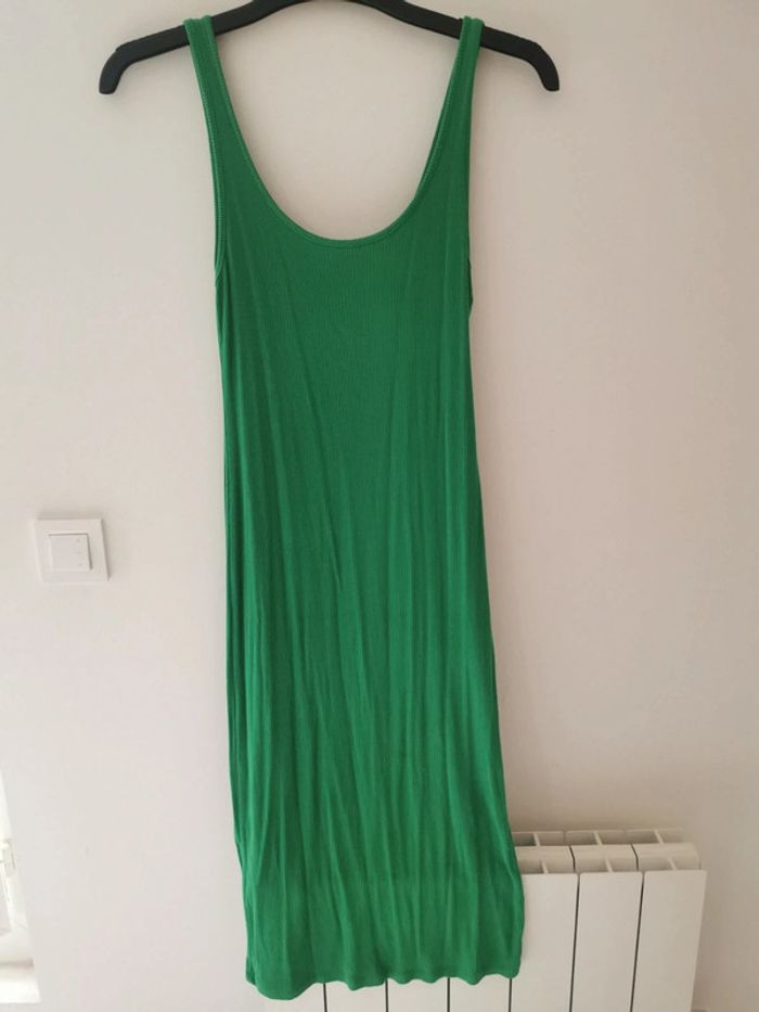 Robe longue verte