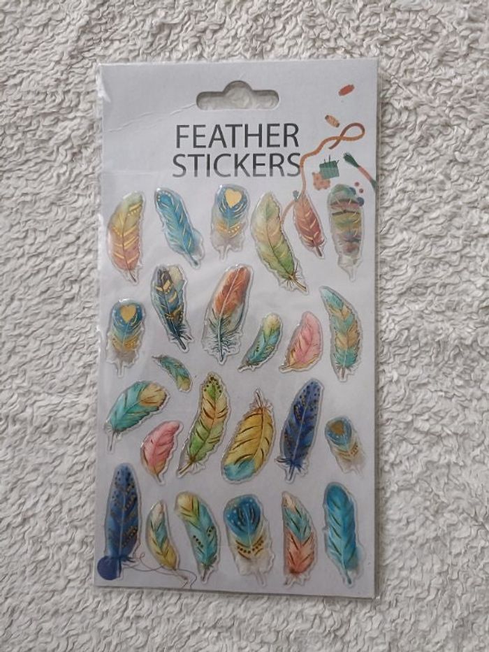Stickers plumes