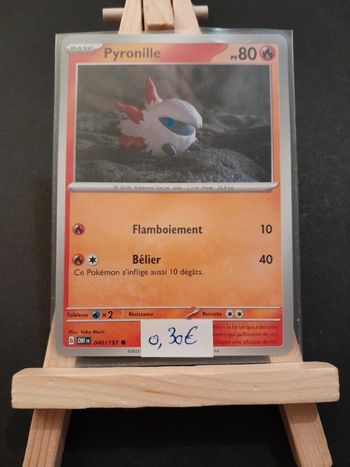 Carte Pokémon Pyronille 40/197