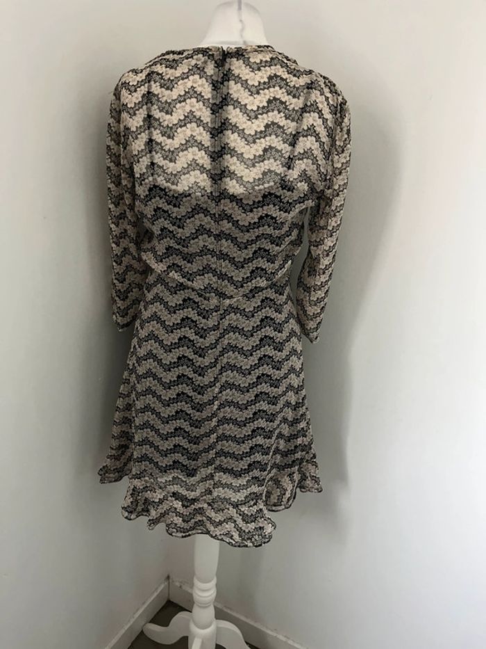 Robe à fleurs en soie The Kooples S - photo numéro 5