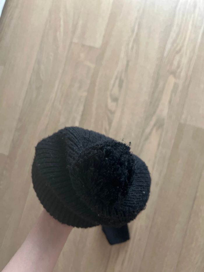 Bonnet + mitaine taille 2/3 ans bonne etat zara Noir - photo numéro 5