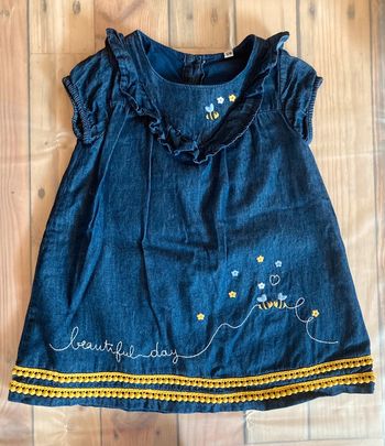 Robe jean - 12 mois