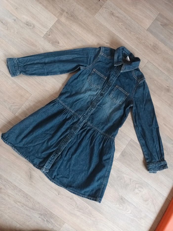 Robe en jeans 8 ans petit bateau neuf