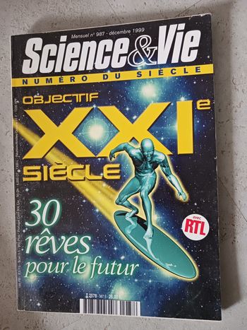revue Science et vie n° 987 S NUMERO DU SIECLE