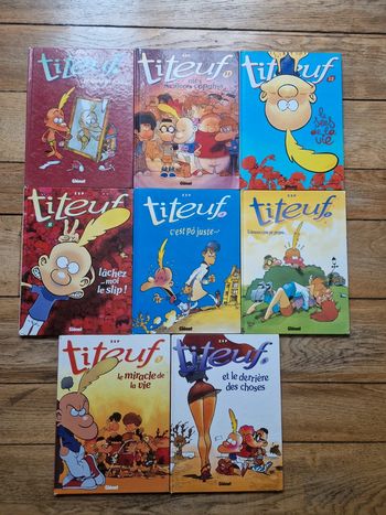 Lot de 8 bd titeuf