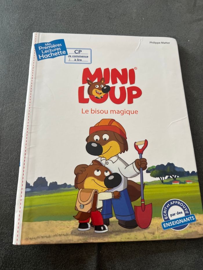Livre cp mini loup le bisou magique - photo numéro 1