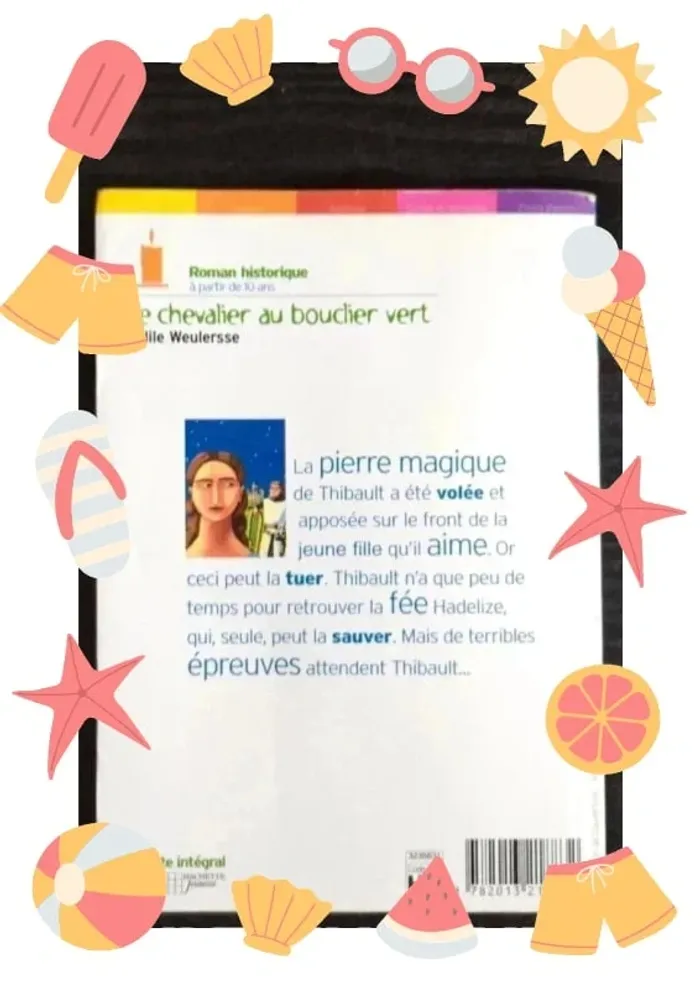 Livre jeunesse "Le chevalier au bouclier vert" - photo numéro 2