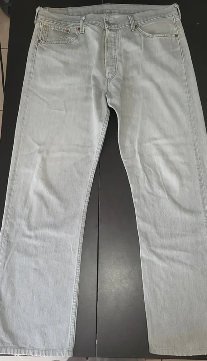 Jean levi's 501 gris homme W36L34 - photo numéro 2