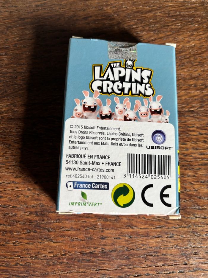 Jeu de 7 familles lapins cretins - photo numéro 2