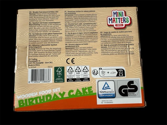 Gâteau d’anniversaire en bois - photo numéro 3