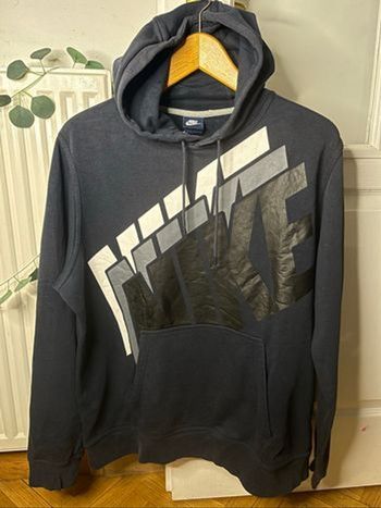 Sweat pull capuche Nike  bleu marine  - Taille  XL