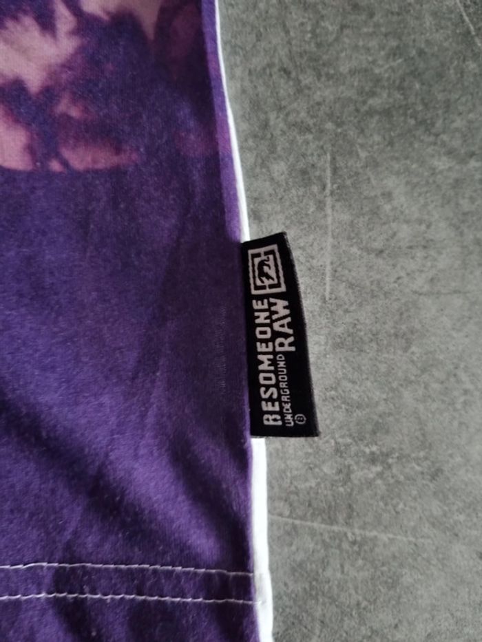 T-shirt à manches courtes style basket - blanc et violet - 16 ans - Besomeone - photo numéro 9