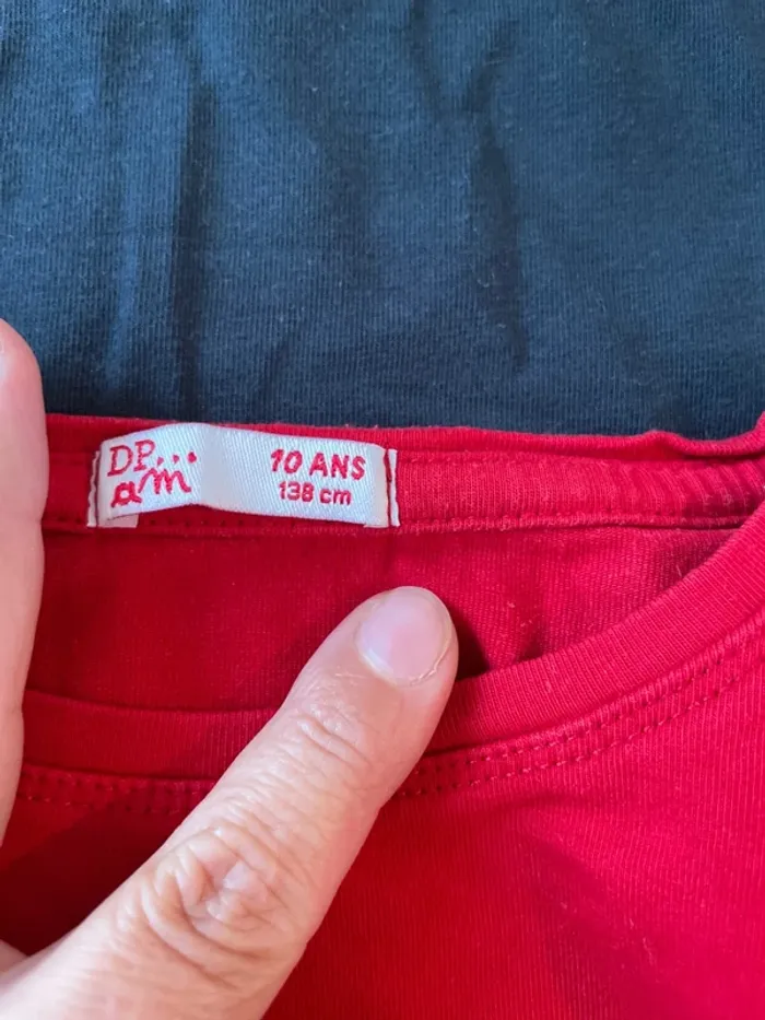 Lot 3 t-shirt manches longues 10 ans - photo numéro 7