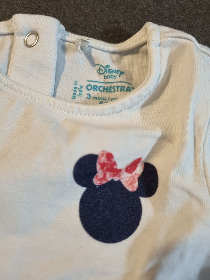 T-shirt manches longues Disney Orchestra 3 mois - photo numéro 2