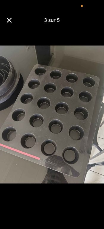 Moule 20 mini muffins Guy Demarle