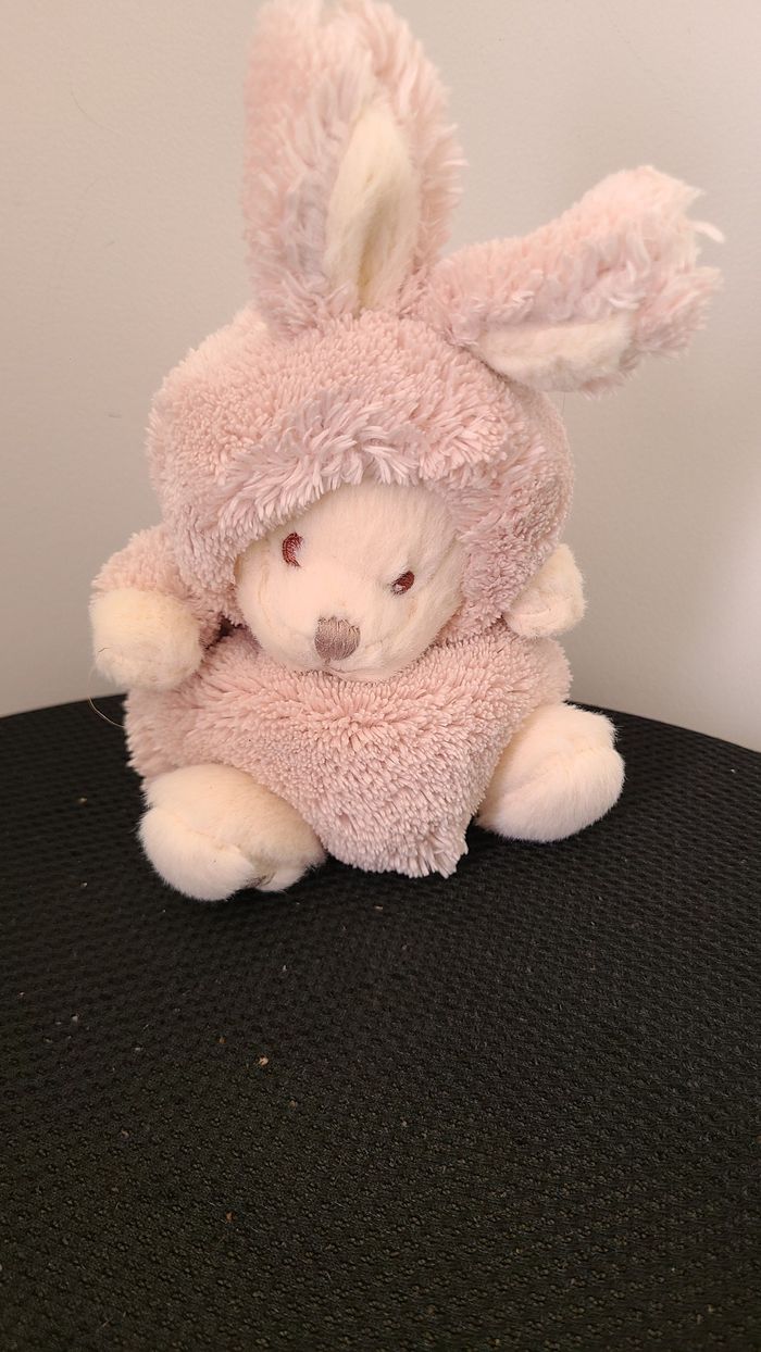Bukowski - Peluche ours-lapin ziggy beige 23 cm - photo numéro 6