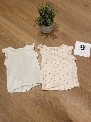 Lot tee shirt manches courtes kiabi 9mois