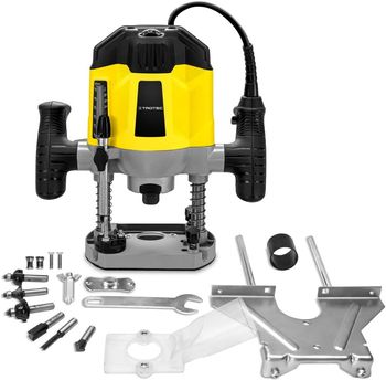 Défonceuse Trotec 1200W + 6 fraises et accessoires - Neuf