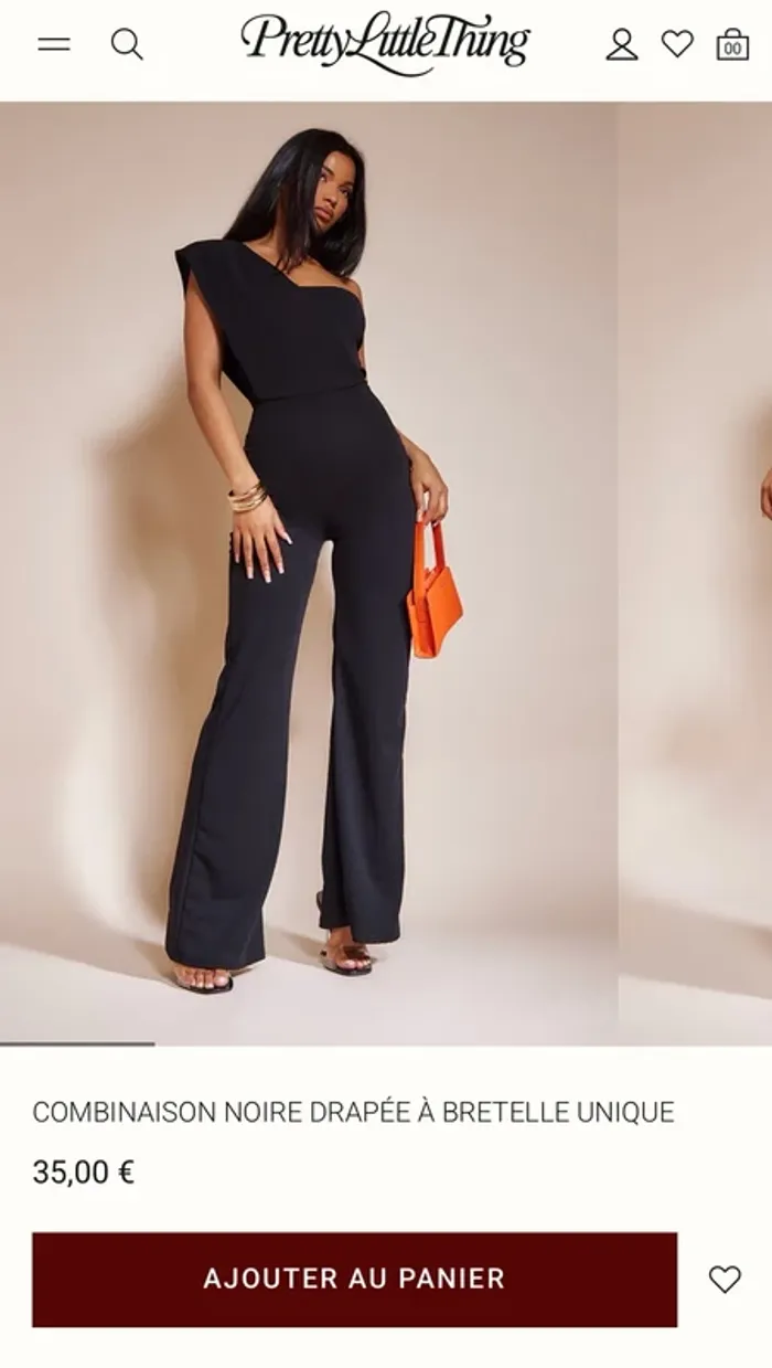 Combinaison noire - Pretty Little Thing - Taille 36 - photo numéro 3