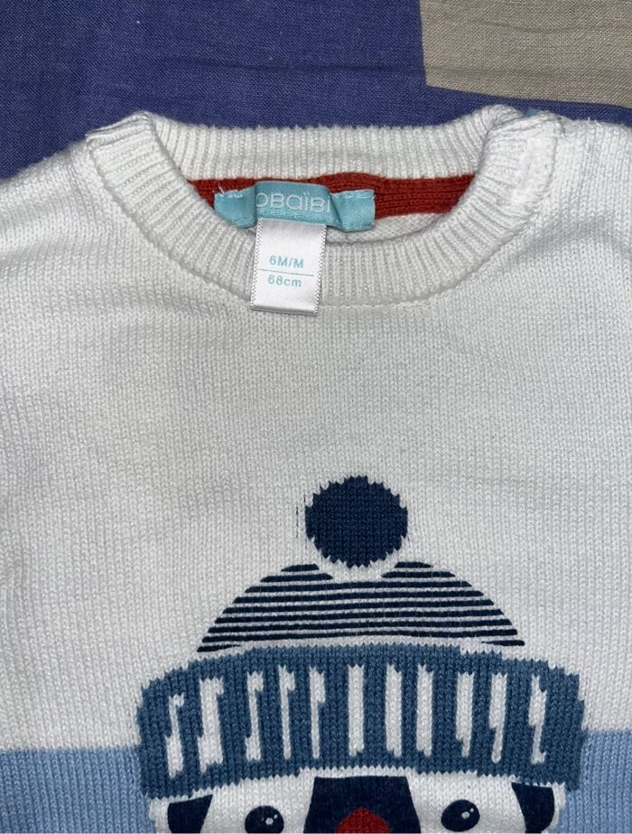 Super Pull bébé 6 mois Okaïdi - photo numéro 3