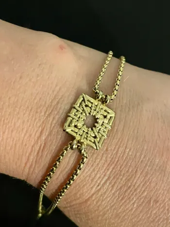 Bracelet graphique original en acier inoxydable