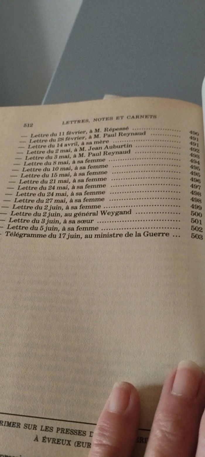 Lettres Notes et Carnets .Charles de Gaulle - photo numéro 9