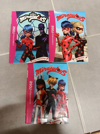 Lots livre miraculous 
