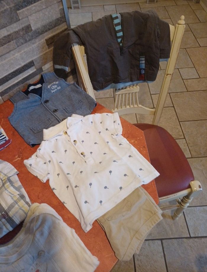 Lot de vêtements garçon taille 12 mois été - photo numéro 4