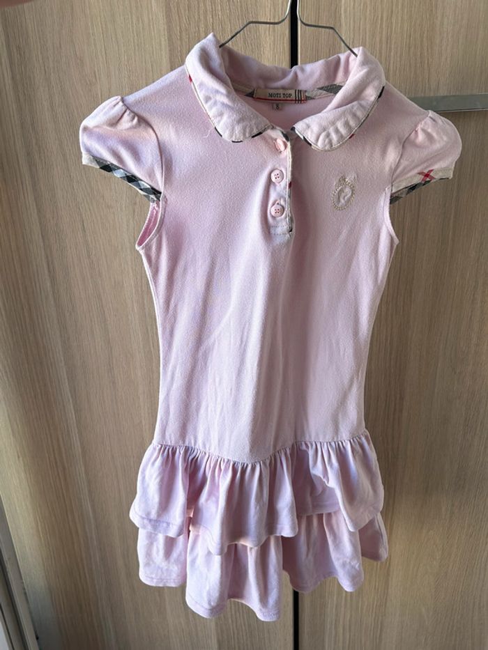 Magnifique robe d’été luxe taille 6/8 ans rose - photo numéro 6