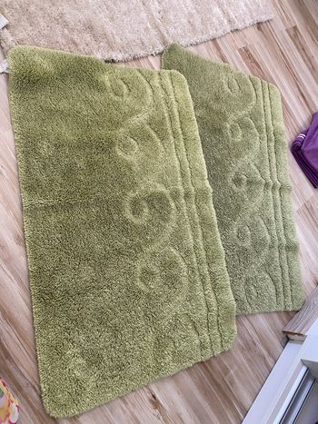 Lot 2 tapis de bain