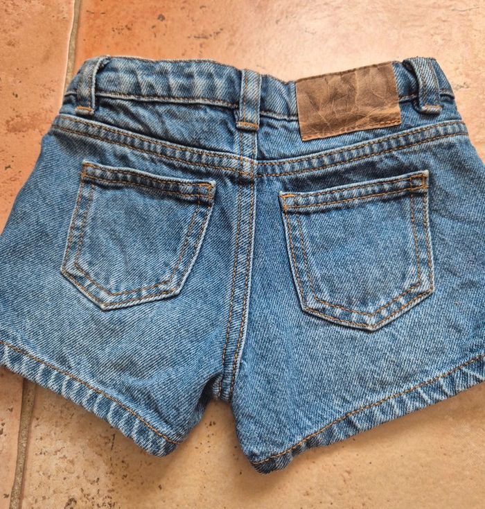 Short en jean bebe fille - photo numéro 4