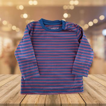 In Extenso - T-Shirt Manches Longues Bébé Rayé