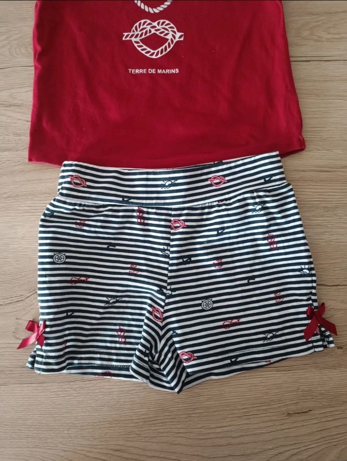Ensemble tee-shirt manches courtes short 2 ans - photo numéro 3