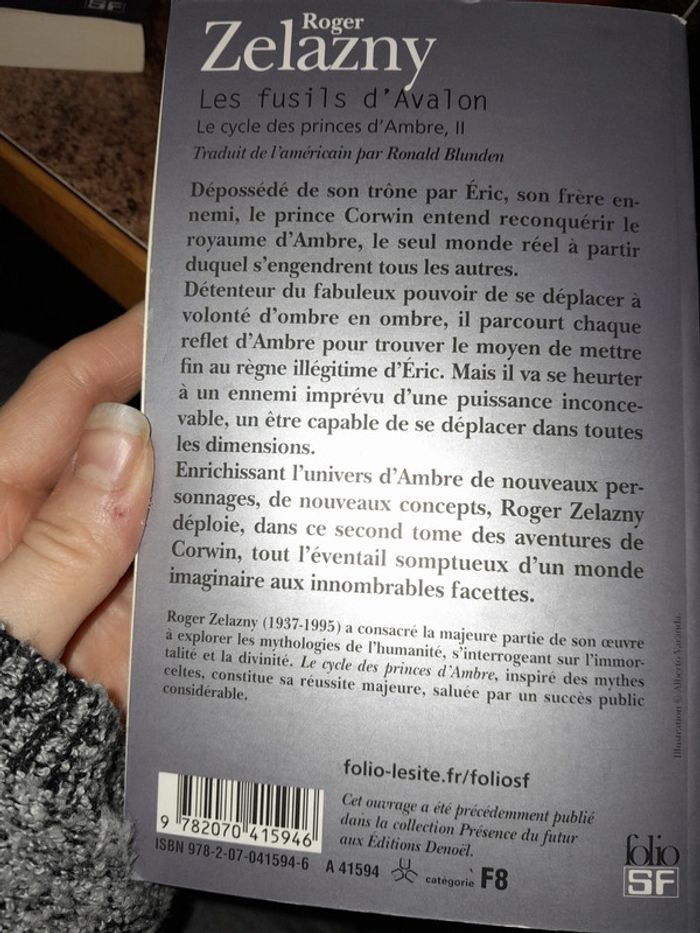 Haletante récits fantastiques tome 1 et 2 R zelazny - photo numéro 3
