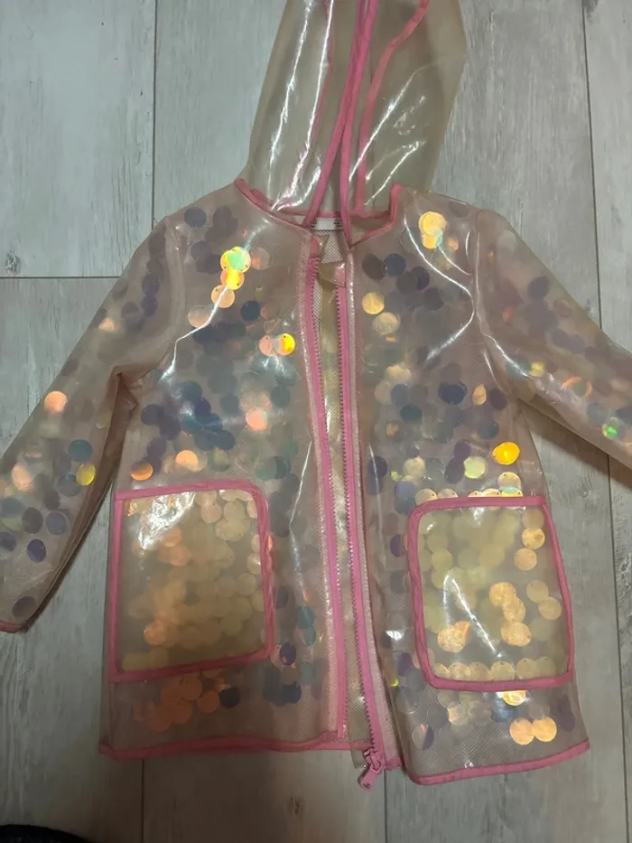 Ciré imperméable rose 3 ans - photo numéro 2