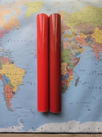 vinyles permanent Rouge pour cricut (2 x 1 m)