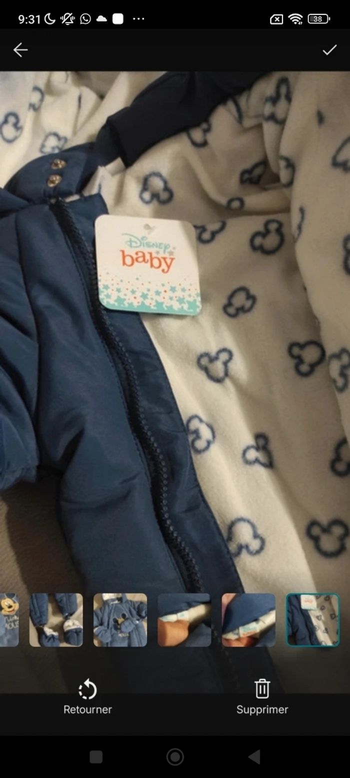 Combinaison hiver bébé garçon neuve - photo numéro 8