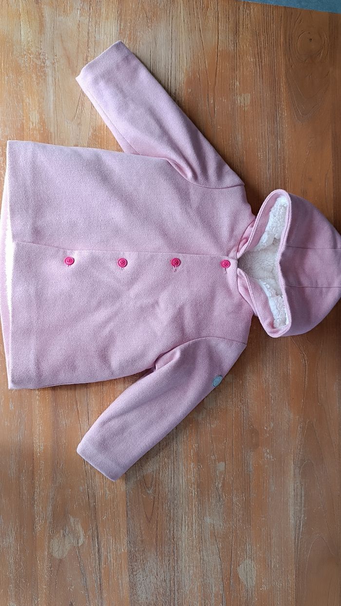 Magnifique manteau en laine Petit Bateau