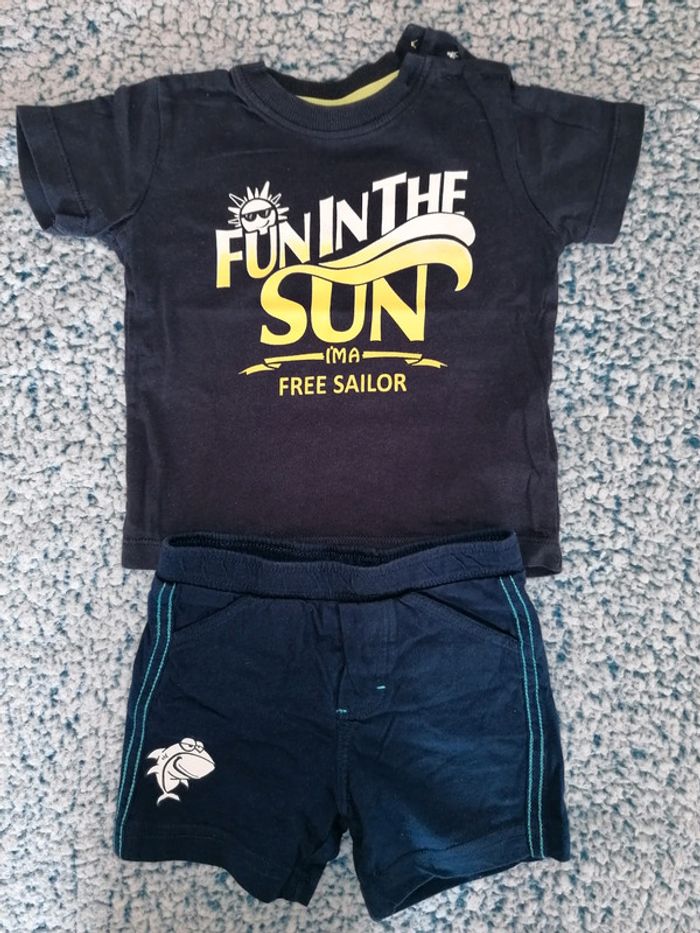 Tee-shirt short garçon 12 mois