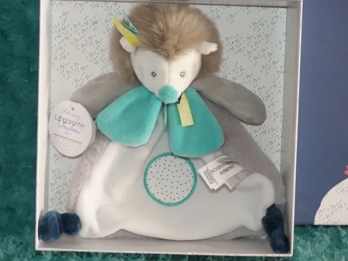 Doudou plat hérisson Tiwipi Doudou et compagnie 🦔Neuf - photo numéro 2