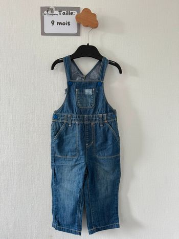 Salopette en jean - taille 9 mois 🌼
