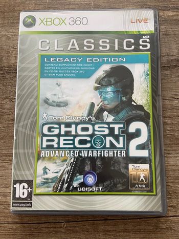 Ghost recon advanced warfighter 2 xbox 360