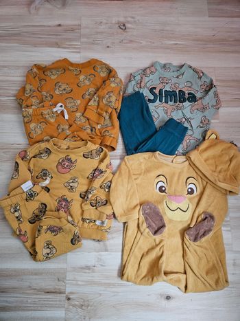 Lot Garçon Simba Disney