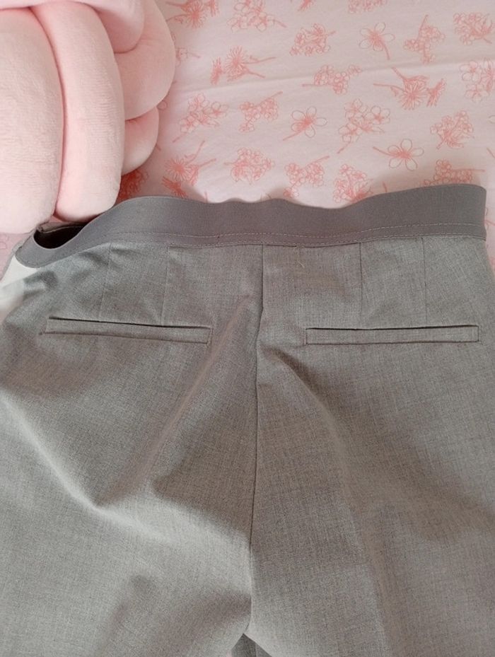 Pantalon gris Zara liseré - photo numéro 3