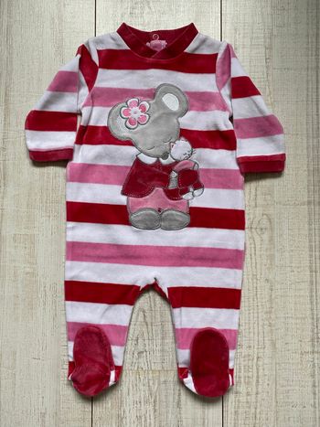 Grenouillère à manches longues hiver souris