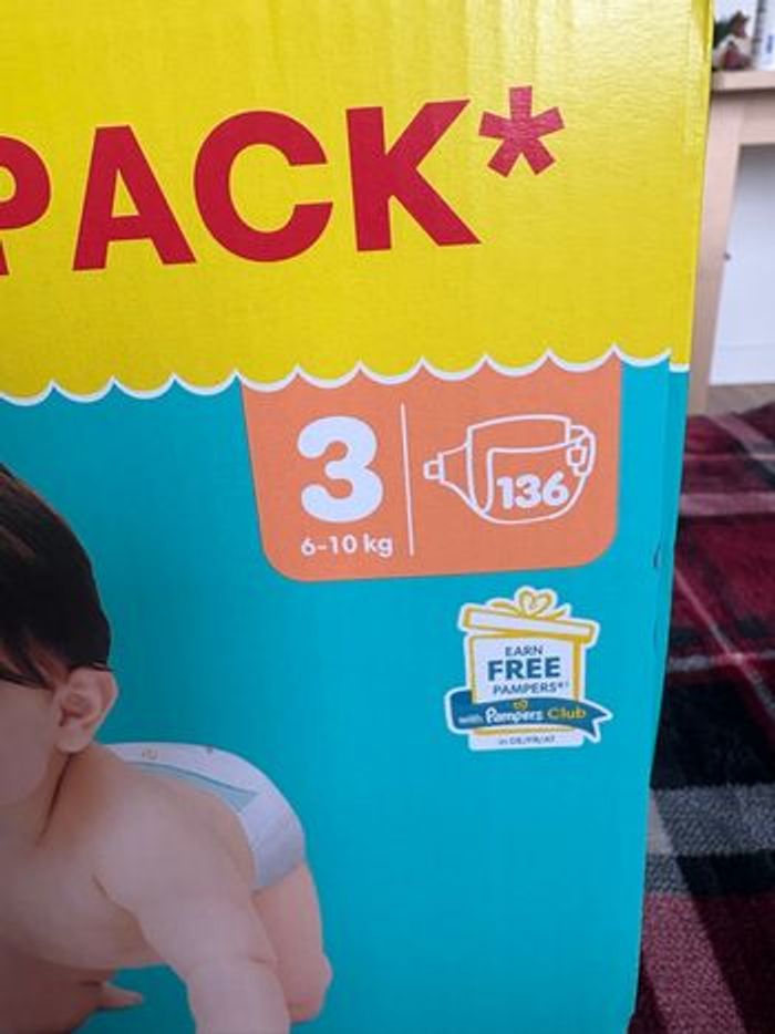Maxi pack pampers baby dry taille 3 - photo numéro 4