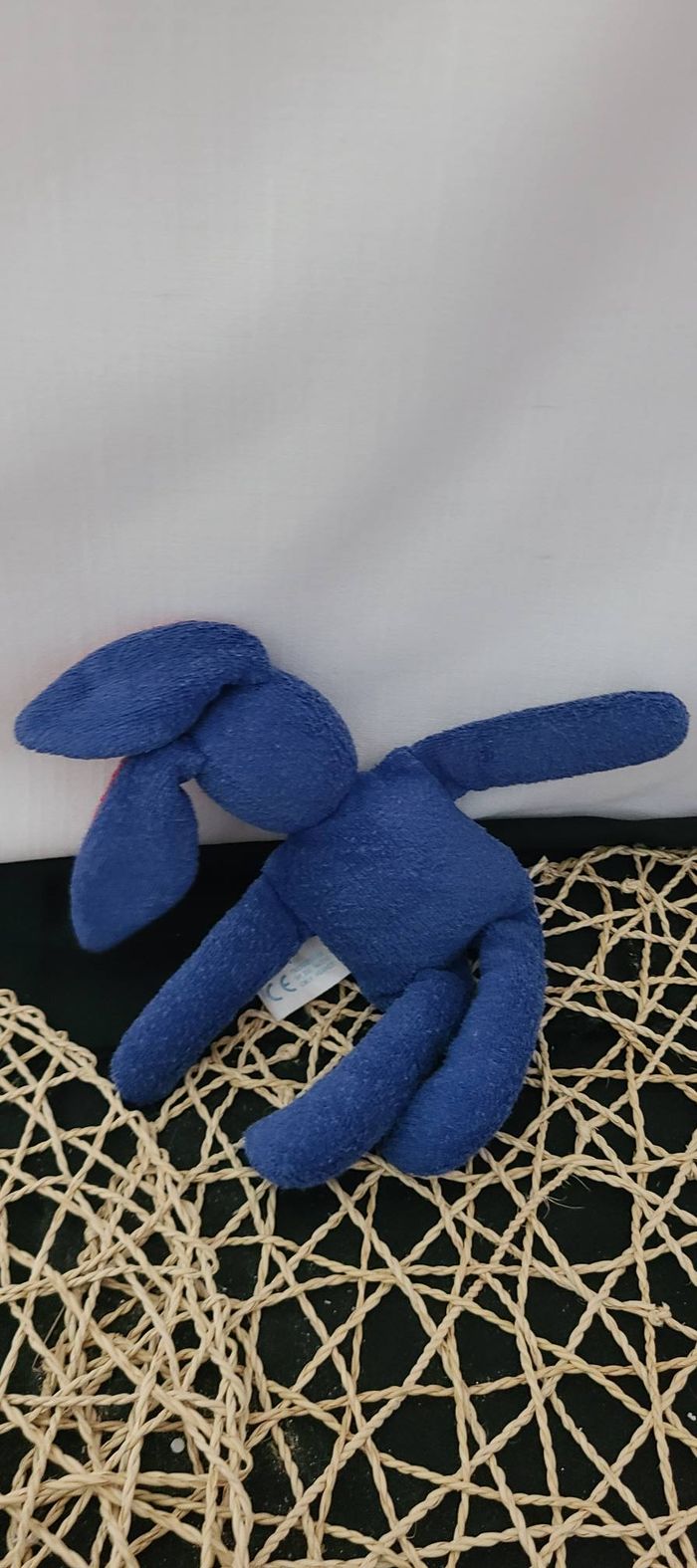 Doudou Lapin bleu Trousselier - photo numéro 2