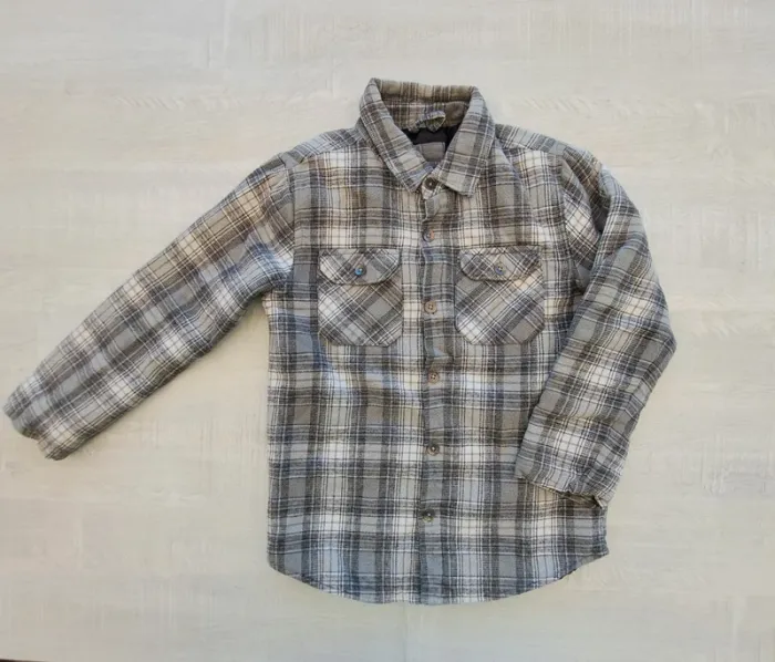 Veste Surchemise TQF - taille 10 ans - matelassé - à carreaux - mi saison